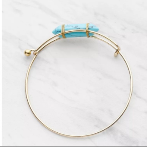 ADJUSTABLE STONE BANGLE - Picture 3 of 3